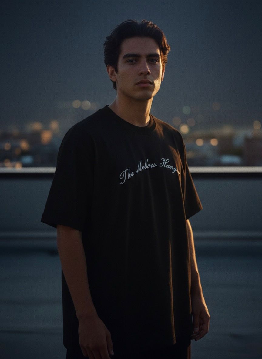 Vintage Muscle Car Graphic Oversized T-Shirt – Black Streetwear Tee