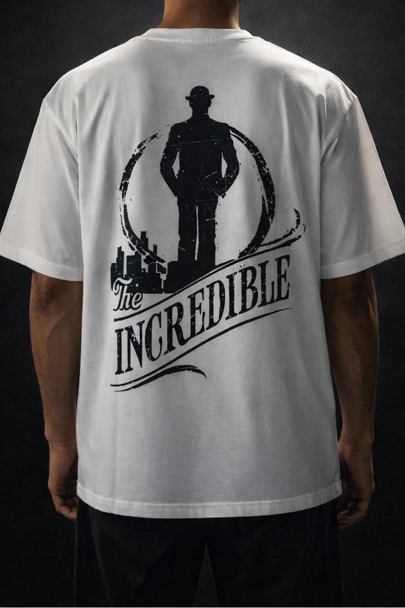 The Incredible Oversized Graphic T-Shirt – White